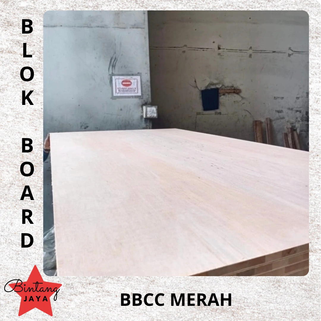 block board BBCC Merah - Bintang Jaya Triplek Jakarta